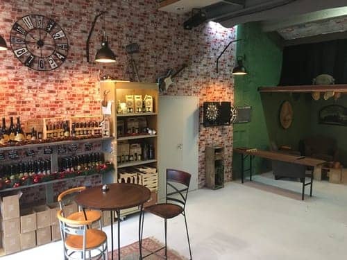 Showroom de La brasserie de bières artisanales La Cabaude