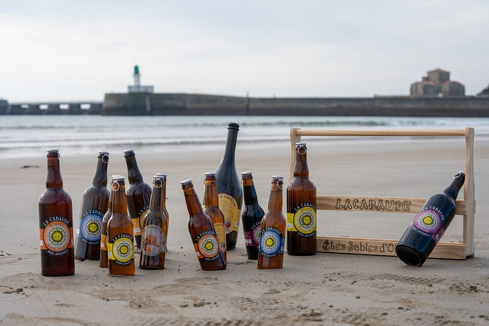 Collections des bières de la brasserie La Cabaude Sables d'Olonne